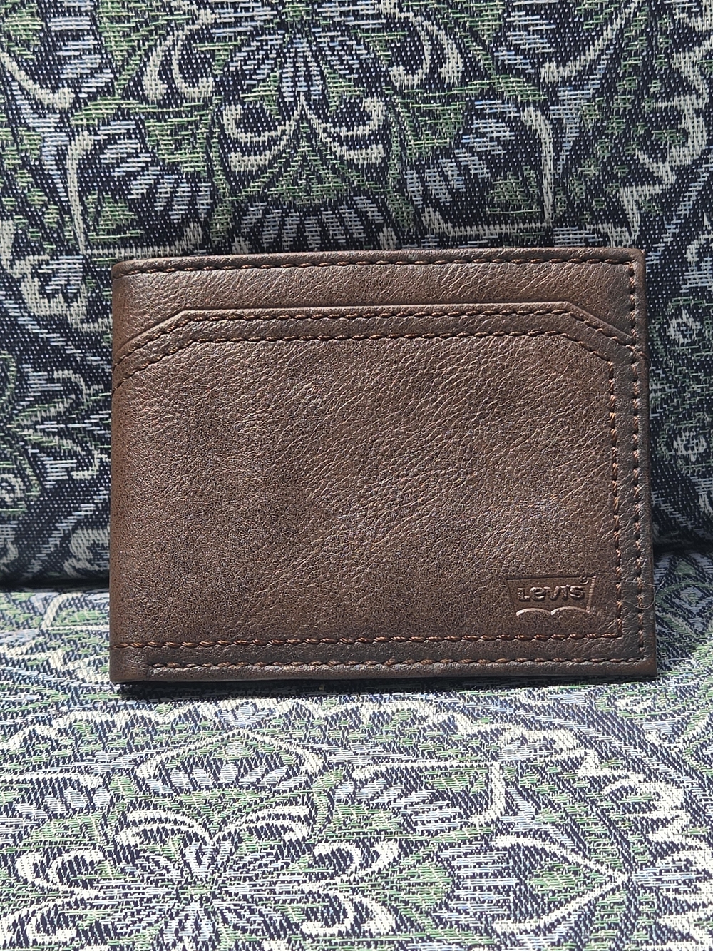 Levi's Brown Leather Bifold Wallet RFID